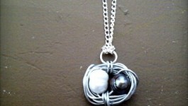 bird nest necklace