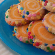 Colorful Spiraled Cookies