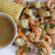 Beer & Butter Roasted Shrimp and Potatoes