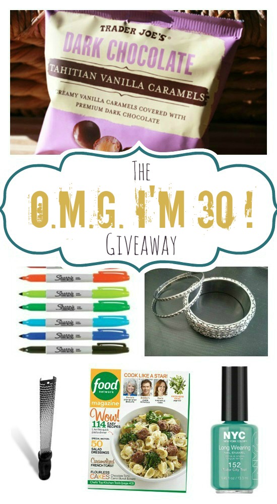 The O.M.G. I’m 30! Giveaway  {Closed}