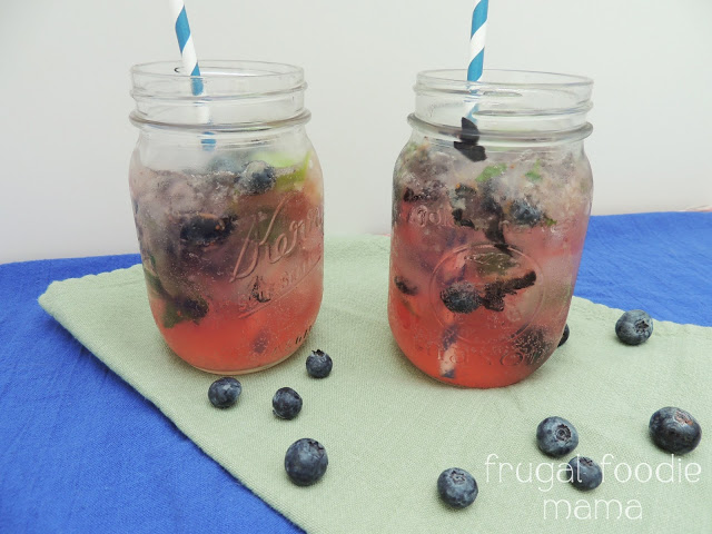 Blueberry Ginger Mojito