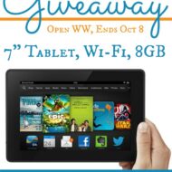 Kindle Fire HD Giveaway!  {Closed}