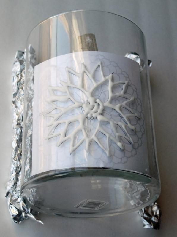 Learn how to etch a flower design onto a glass vase. It's so much easier than you'd think!
