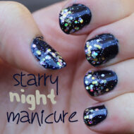 Starry Night Manicure