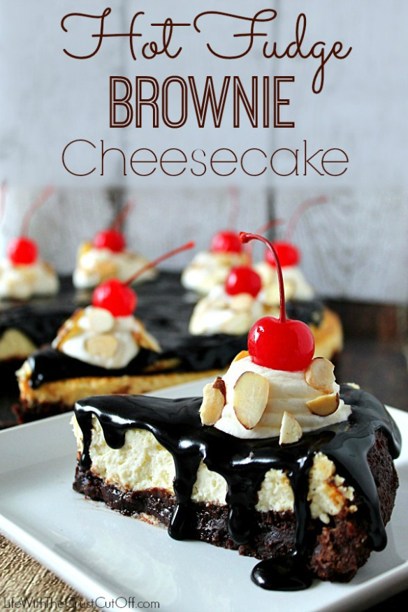 Hot Fudge Brownie Cheesecake