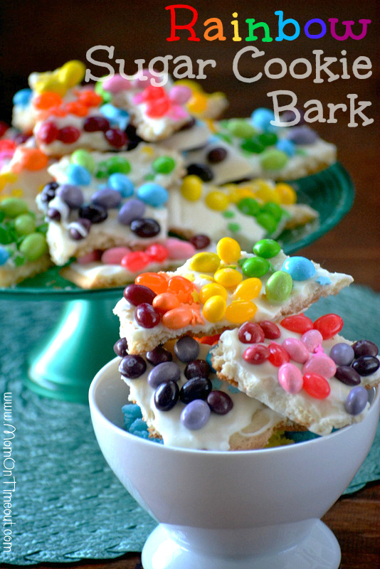 Rainbow Sugar Cookie Bark