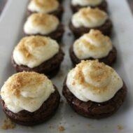 Mini S’mores Brownie Bites & Poppers