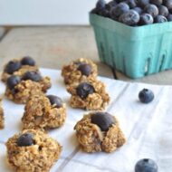 Blueberry Walnut Breakfast Cookies