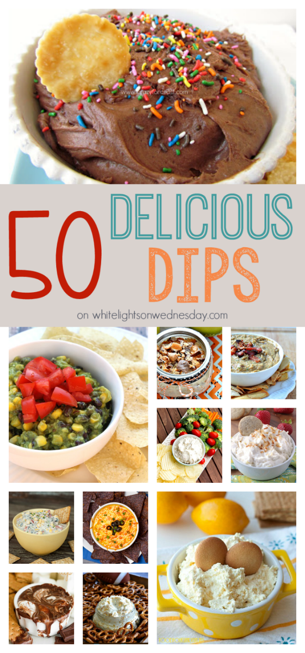 50 Delicious Dips  White Lights on Wednesday