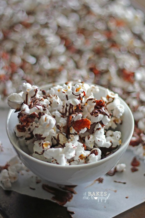 Bacon Chocolate Covered Popcorn
