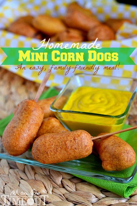 Easy Homemade Kid-Friendly Mini Corn Dogs