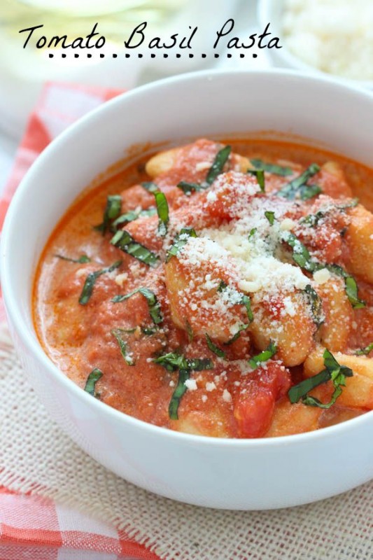 Easy Tomato Basil Pasta