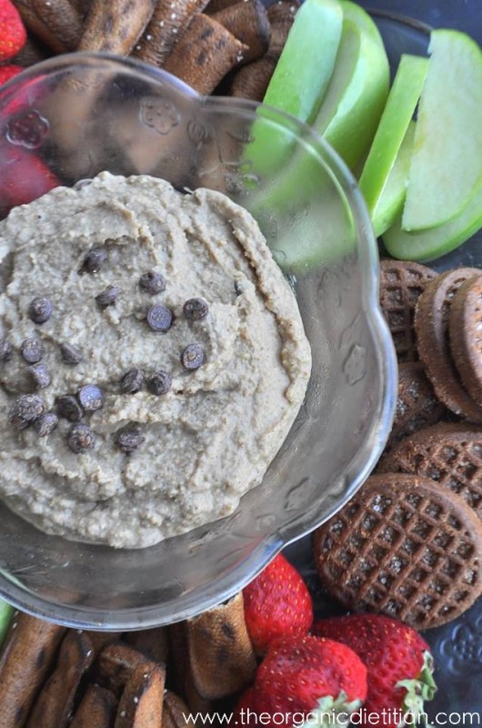 Peanut Butter Cookie Dough Hummus | White Lights on Wednesday