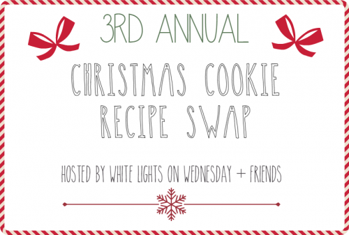 3rd Annual Christmas Cookie Recipe Swap from White Lights on Wednesday + Friends