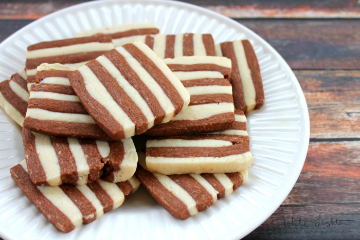 Striped Shortbread | White Lights on Wednesday
