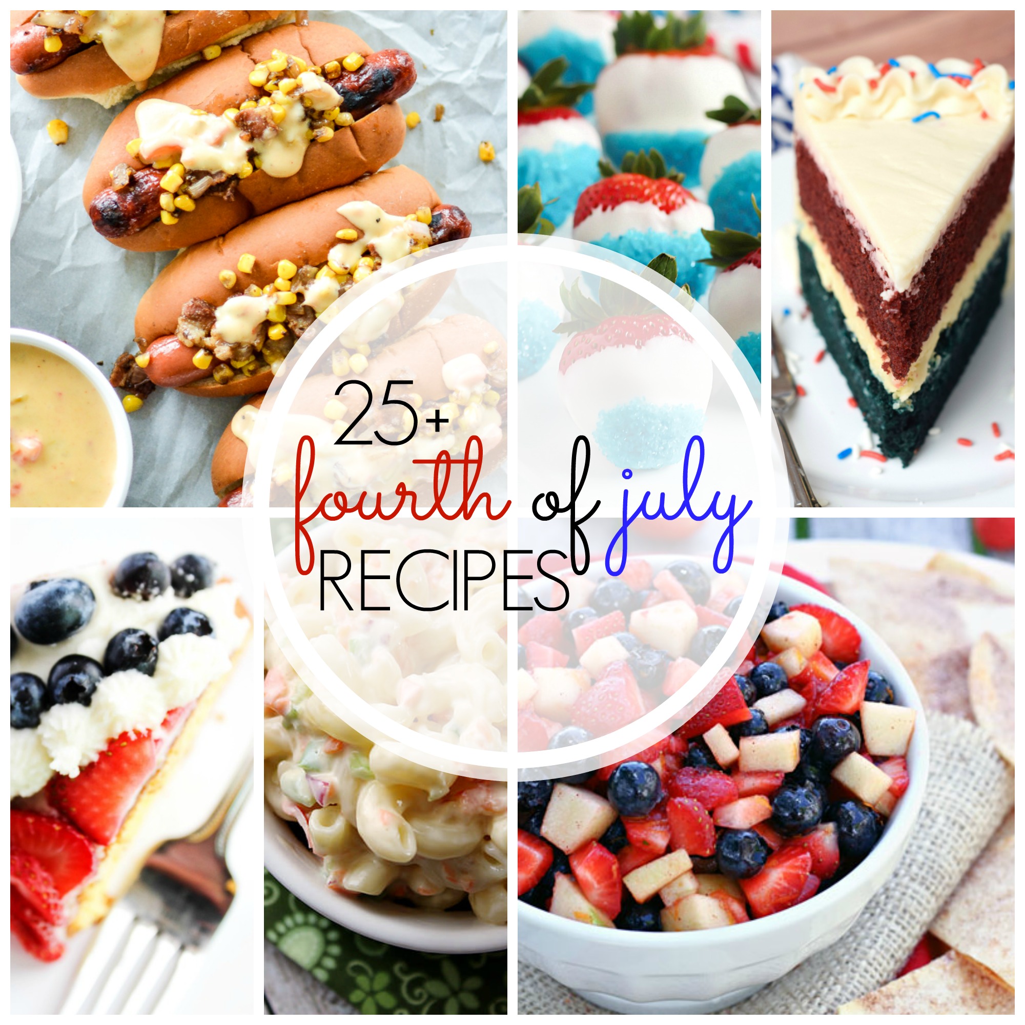 25+ 4th of July Party Recipes!