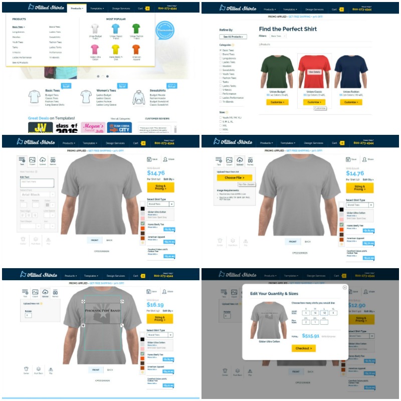 Show Off Your Organization with Allied Shirts! | White Lights on Wenesday #ad